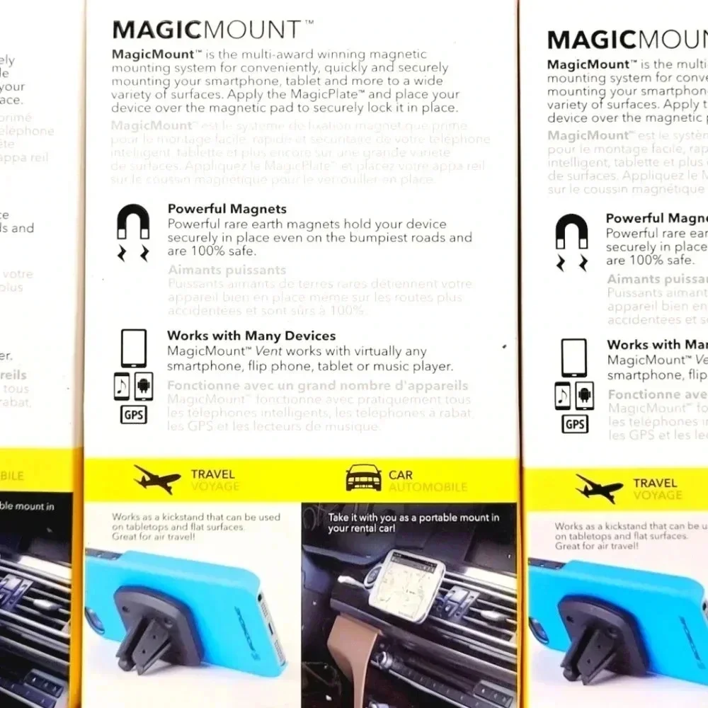 Scosche magicMOUNT vent Magnetic Car Vent‎ Mount for Mobile Devices New in Box